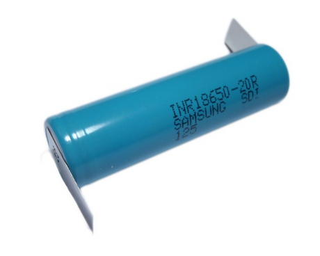 Samsung INR18650 20R 2000mAh 3,7V Powertoolzelle + Z-Lötfahne