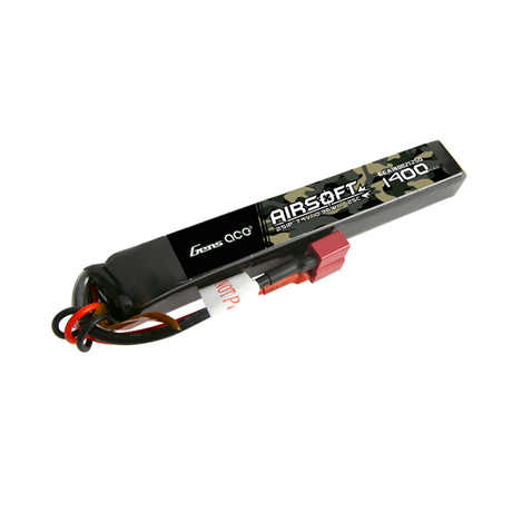 Gens Ace 25C 1400mAh 2S1P 7,4V Lipo Akku mit T-Stecker