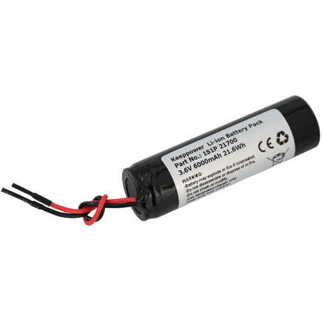 Keeppower 1S1P 21700-6000mAh 3,6V - 3,7V Li-Ion-Akku PCB/BMS geschützt mit Kabelanschluss