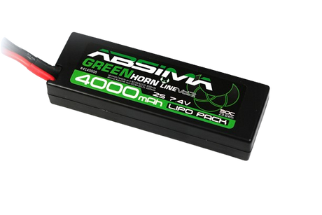 Absima Greenhorn V2 LiPo 2S 4000mAh 7,4V 50C HC T-Stecker