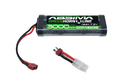 Absima Greenhorn Vol.2 NiMH 7.2V 3000 (T-Plug + Tamiya Adapter)
