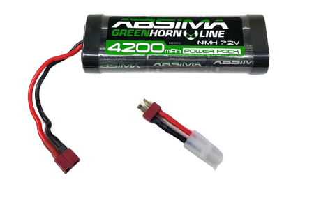Absima Greenhorn Vol.2 NiMH 7.2V 4200 (T-Plug + Tamiya Adapter)