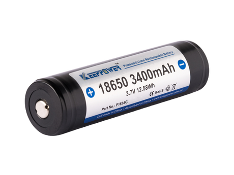 Keeppower 18650 3400mAh P1834C 3,7V Li-Ion Akku geschützt