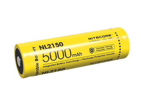 NiteCore 21700 NL2150 - 5000mAh, Li-Ionen 3,7V - 3,6V - PCB geschützt