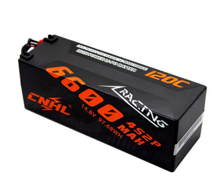 CNHL Racing Series 4S 6600mAh 14,8V 120C Hardcase EC5-Stecker Lipo Akku
