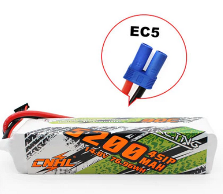 CNHL Racing Series 4S 5200mAh 14,8V 90C EC5 Lipo Akku
