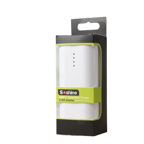 Soshine E4C Powerbank Ladegerät 1,0A USB-Ausgang