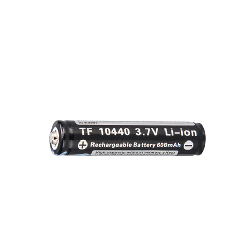 Trustfire 10440 - 300mAh 3,6V - 3,7V geschützte Li-Ionen-Zelle (Flame)